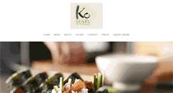 Desktop Screenshot of orderkosushi.com